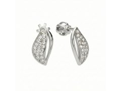 Soliter Slušivé náušnice z&nbsp;bílého zlata se zirkony 239 001 01264 07