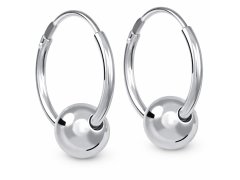 Soliter Stříbrné náušnice 2v1 Kroužky 431 001 02118 04