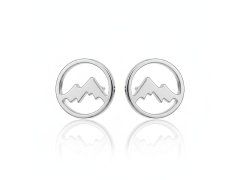 Soliter Stříbrné náušnice pecky Horské štíty 431 001 02872 04