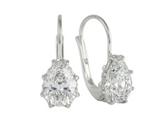 Soliter Stříbrné náušnice s&nbsp;čirým krystalem Kapka 438 001 01778 0400000