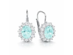Soliter Třpytivé stříbrné náušnice se zirkony 436 001 00483 0400200