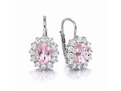 Soliter Třpytivé stříbrné náušnice se zirkony 436 001 00483 0400400
