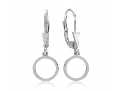 Soliter Visací stříbrné náušnice s&nbsp;kruhy 431 001 02874 04