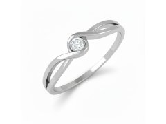 Soliter Zásnubní prsten z&nbsp;bílého zlata 226 001 01037 07 61 mm
