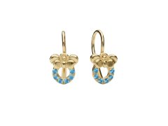 Soliter Zlaté dětské náušnice se zirkony Minnie 239 001 01253 0000550