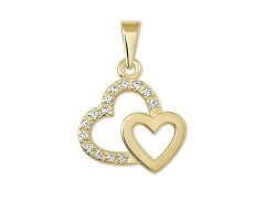 Soliter Zlatý přívěsek Dvě srdce 745 249 001 00490 0000000