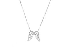 AGAIN Jewelry Stříbrný náhrdelník Andělská křídla AJNA0001