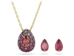 Swarovski Pozlacená sada šperků Tear Drop Sublima 5752883 (náhrdelník, náušnice)