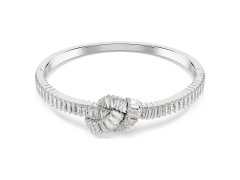 Swarovski Blyštivý pevný náramek Uzlík se zirkony Matrix 5727120 16,8 cm