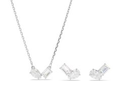 Swarovski Elegantní sada šperků s krystaly Mesmera 5665829 (náušnice, náhrdelník)
