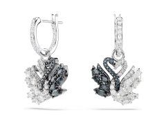 Swarovski Ikonické visací náušnice 2v1 Swan 5705728