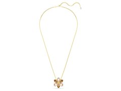 Swarovski Jedinečný set šperků Květina Idyllia 5735227 (řetízek, brož)