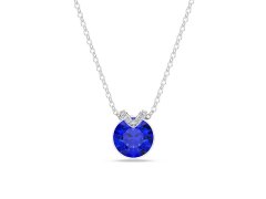 Swarovski Krásný náhrdelník s tmavě modrým krystalem Bella 5724286