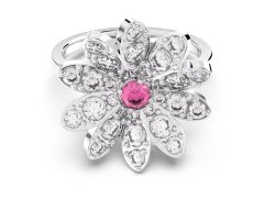 Swarovski Květinový prsten se zirkony Eternal Flower 5642893 60 mm