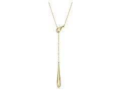 Swarovski Luxusní pozlacený náhrdelník Y Classica 5746001