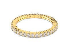 Swarovski Luxusní pozlacený prsten Vittore 5028972 55 mm