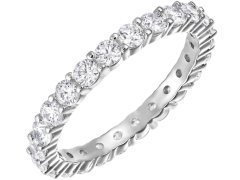 Swarovski Luxusní prsten s krystaly Swarovski 5257479 55 mm