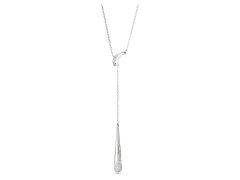 Swarovski Luxusní stříbrný náhrdelník Y Classica 5741221