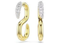 Swarovski Moderní pozlacené náušnice s&nbsp;krystaly Dextera 5741796