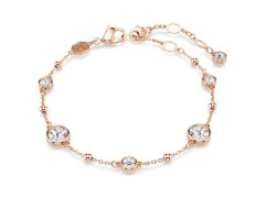 Swarovski Elegantní pozlacený náramek s krystaly Imber 5730677