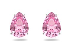 Swarovski Nádherné náušnice s růžovými krystaly Gema 5614455