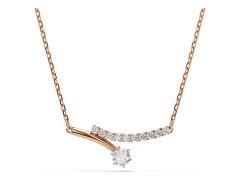Swarovski Pozlacený náhrdelník s&nbsp;čirými zirkony Matrix 5763823