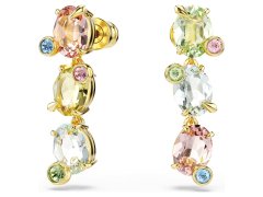 Swarovski Nepřehlédnutelné pozlacené náušnice Gema 5714815