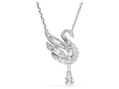 Swarovski Okouzlující náhrdelník se třpytivou labutí Swan 5723387
