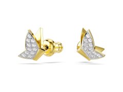 Swarovski Peckové náušnice Motýl s krystaly Idyllia Lilia 5736070