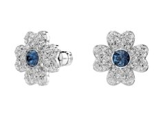 Swarovski Pozlacené náušnice Čtyřlístek s&nbsp;křišťály Symbolica 5734545
