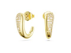 Swarovski Pozlacené náušnice se Swarovski Zirconia Classica 5745020