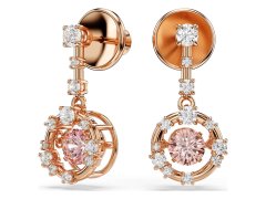 Swarovski Pozlacené visací náušnice se Swarovski zirkony Constella 5744239