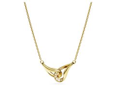 Swarovski Pozlacený náhrdelník se třpytivými zirkony Classica 5745560