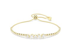 Swarovski Pozlacený náramek s čirými Swarovski Zirconia Mesmera 5747939