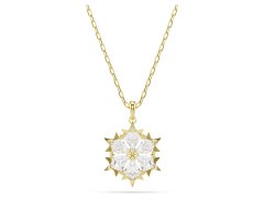 Swarovski Pozlacený náhrdelník Sněhová vločka Magic 5757788