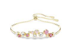 Swarovski Půvabný pozlacený náramek s krystaly Constella 5722476