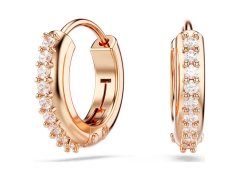 Swarovski Růžovozlaté kruhy se zirkony Matrix 5690669