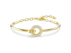 Swarovski Pozlacený pevný náramek s&nbsp;krystaly Dextera 5743568