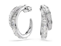 Swarovski Stylové kruhové náušnice s zirkony Vienna 5749069