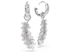 Swarovski Třpytivé náušnice kroužky s peříčky 2v1 Vienna 5754272