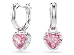 Swarovski Třpytivé srdcové náušnice 2v1 Chroma 5757814