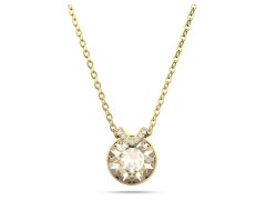 Swarovski Třpytivý pozlacený náhrdelník Bella 5662091