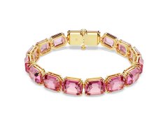 Swarovski Tenisový náramek s růžovými křišťály Millenia 5683428