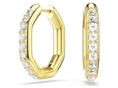 Swarovski Úchvatné pozlacené osmihranné náušnice Dextera 5724584