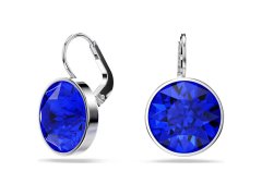 Swarovski Výrazné náušnice s tmavě modrým krystalem Bella 5724292