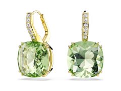 Swarovski Visací náušnice se zelenými krystaly Millenia 5764822