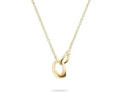 Tamaris Elegantní pozlacený náhrdelník Organic Shapes TJ-0616-N-45