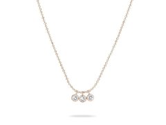 Tamaris Elegantní pozlacený náhrdelník se zirkony Tiny Glimmer TJ-0605-N-45