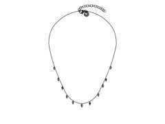 Tamaris Nápaditý černý náhrdelník se zirkony TJ-0076-N-45