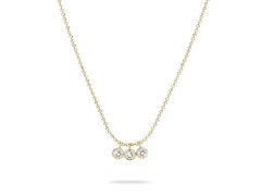 Tamaris Pozlacený náhrdelník se zirkony Tiny Glimmer TJ-0604-N-45